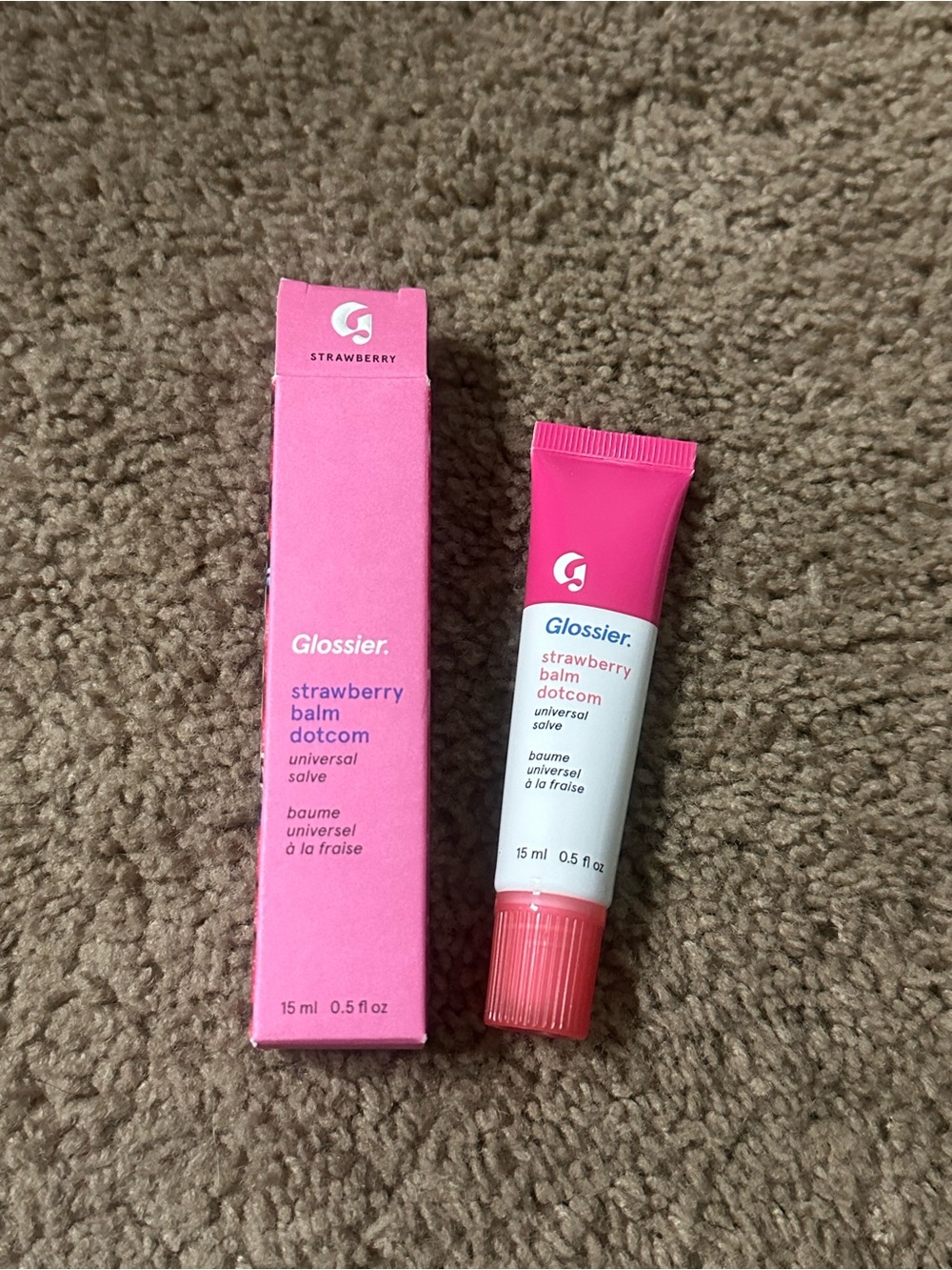 NEW Glossier Strawberry Balm Dotcom